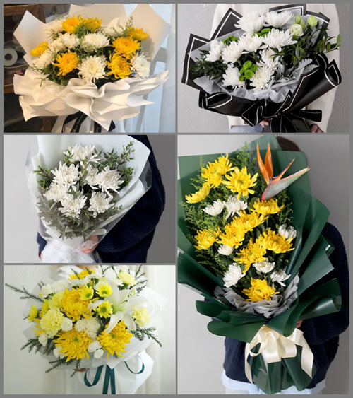 河南南阳邓州市高集乡高集村白事花束代送